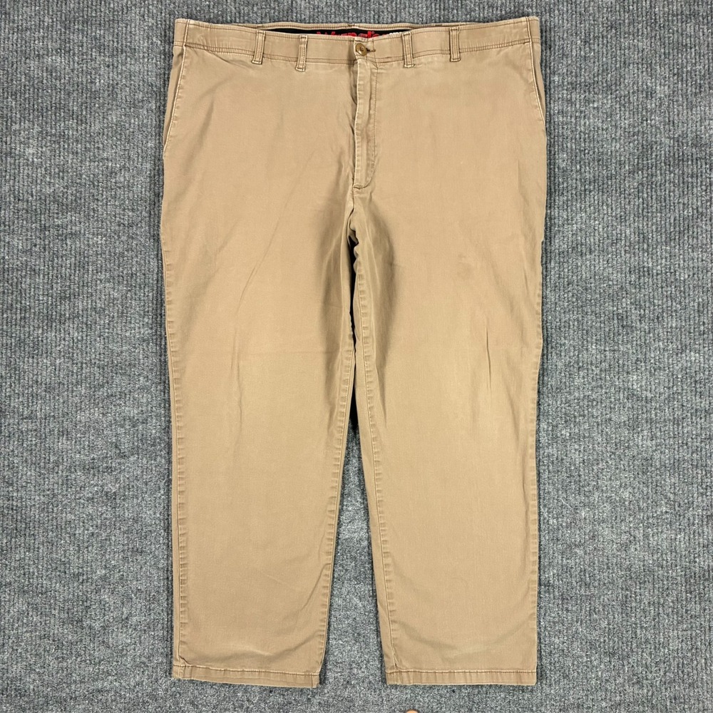 Wrangler Performance Series Mens Khaki Pants 44x30 Stretch Casual Comfort Fit